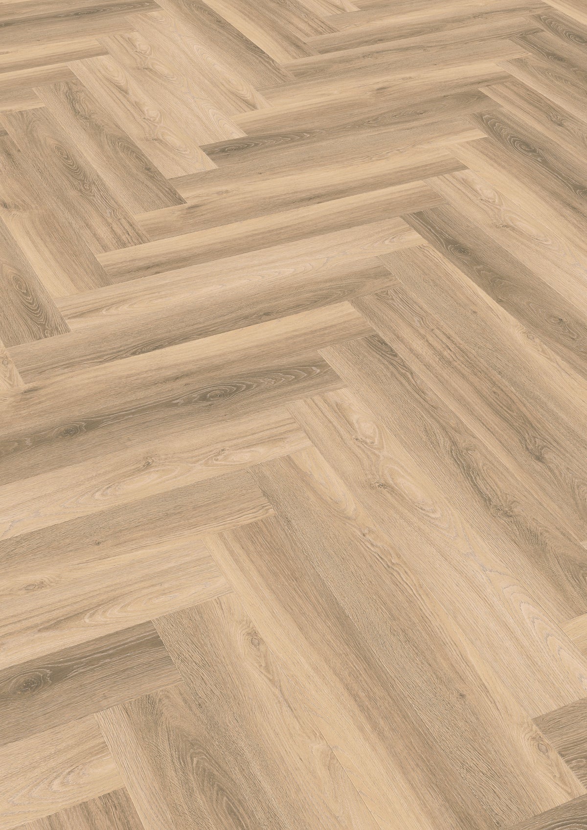 TreeFloor Enia Strix Herringbone Flooring Oak Grey PVC Dryback