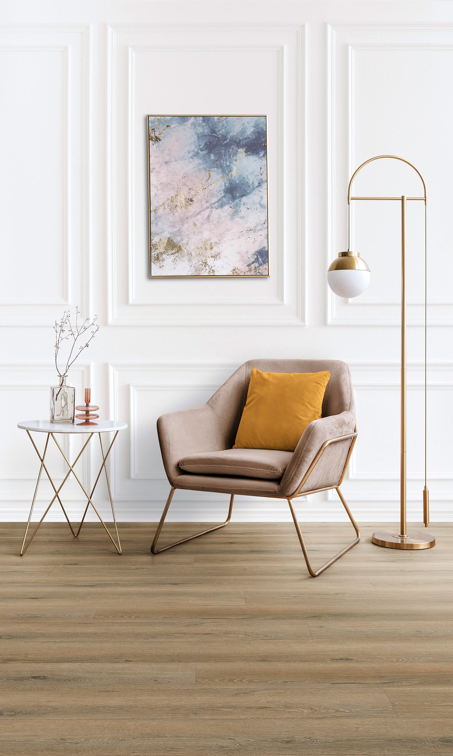 Treefloor Enia Sorex Plank Flooring Oak Snow Tropical Riged Click