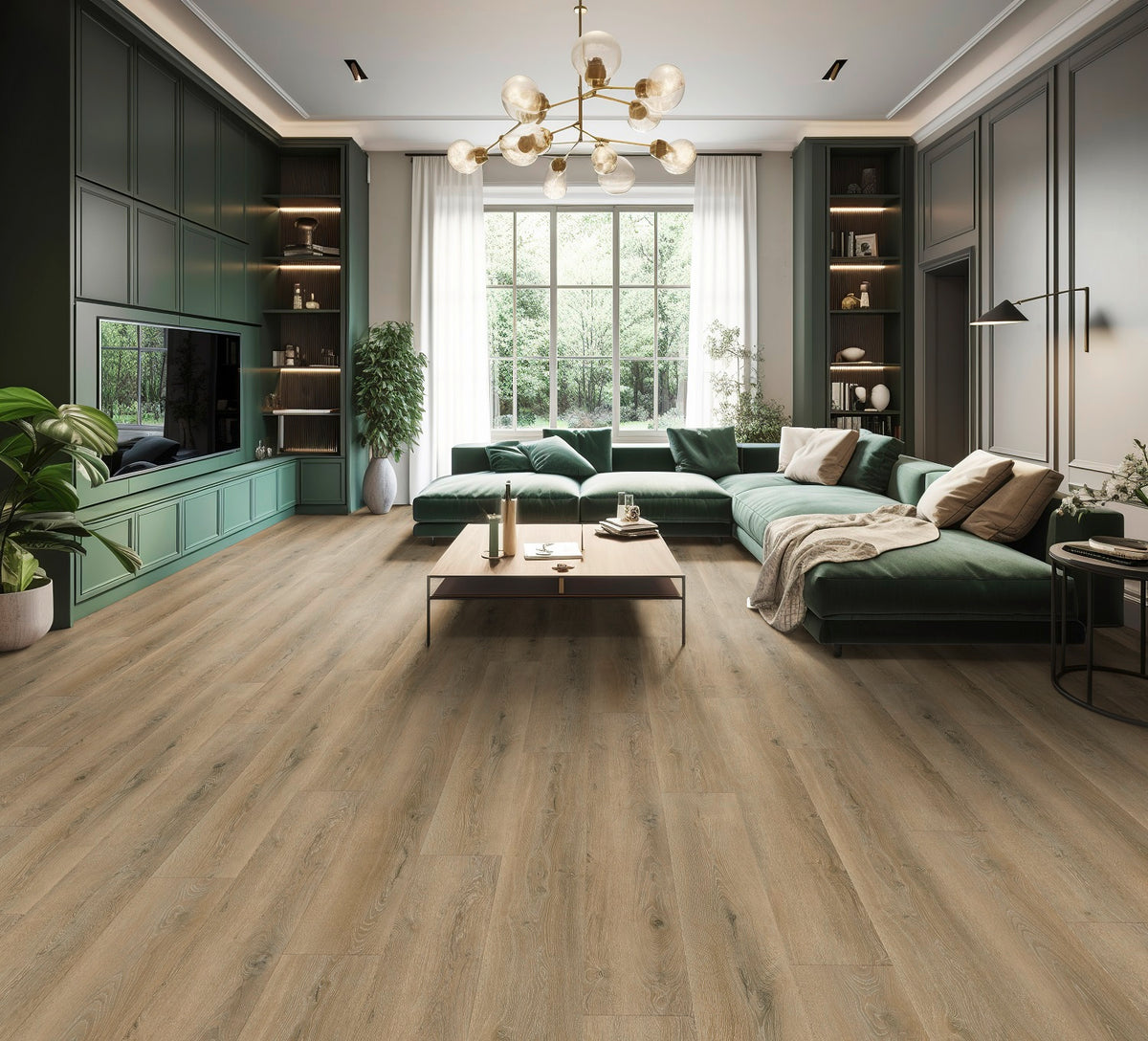 Treefloor Enia Sorex Plank Flooring Oak Snow Tropical Riged Click
