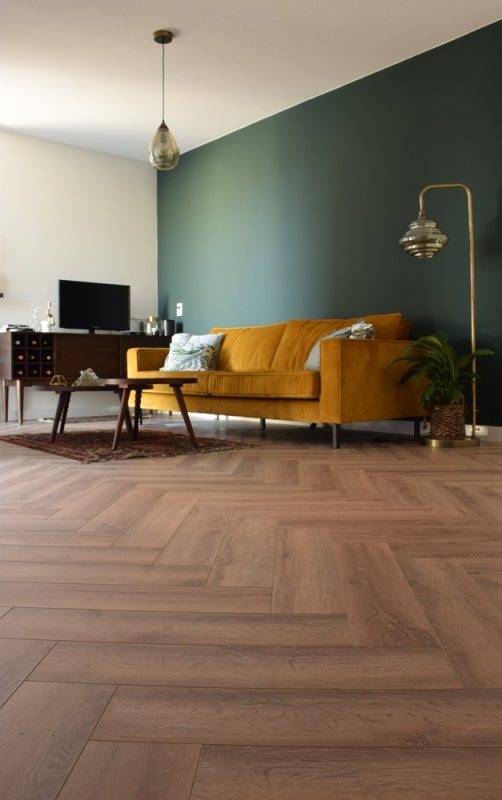 Treefloor Alsapan Visgraat XL Herringbone Flooring Roble Enkel